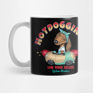 Beatrice HotDoggin It Dachshund Mug